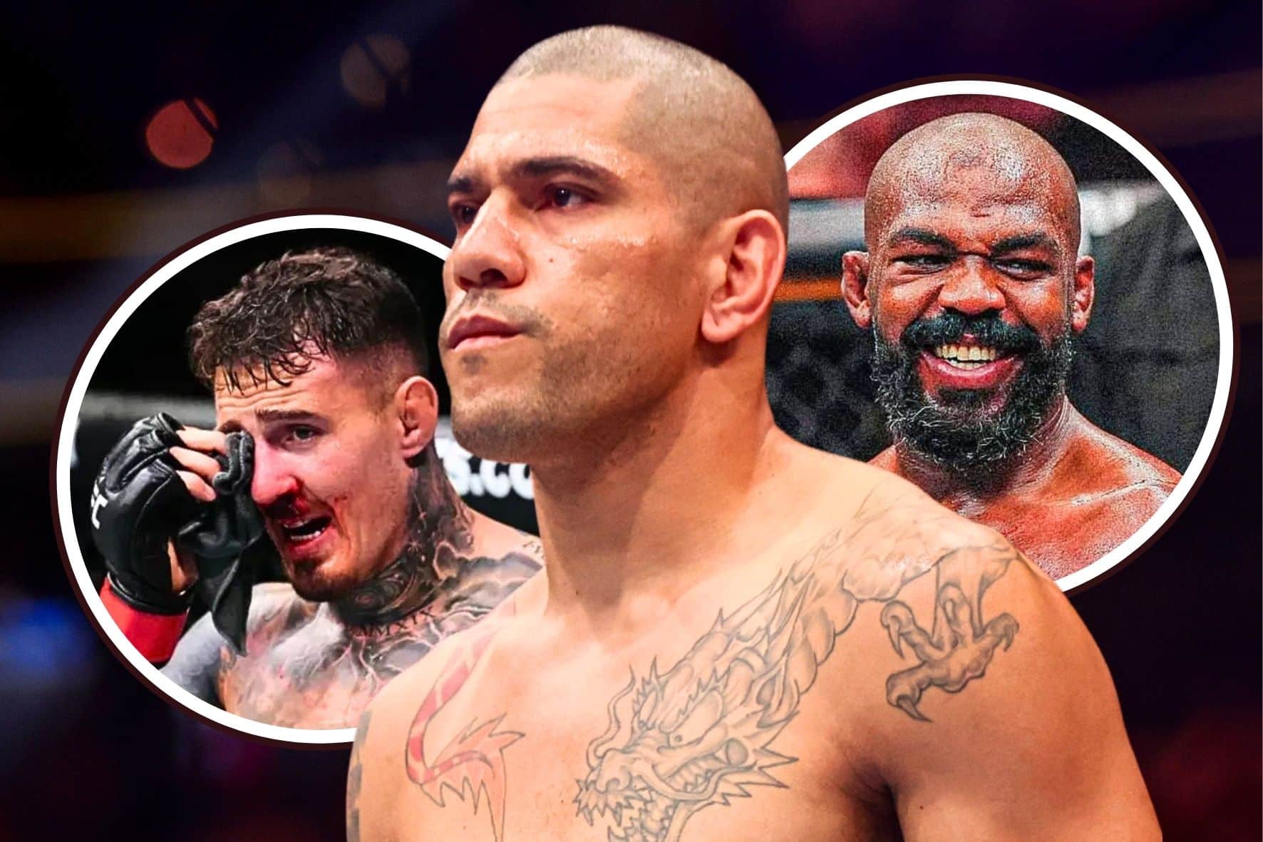 Alex Poatan provoca Aspinall, desafia Jon Jones para lutar no UFC da Casa Branca e americano responde