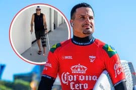 Passou por cirurgia! Rival de Italo Ferreira no WSL Finals revela que competiu lesionado