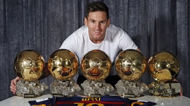 Lionel Messi 5 vezes eleitoo melhor jogador do mundo
