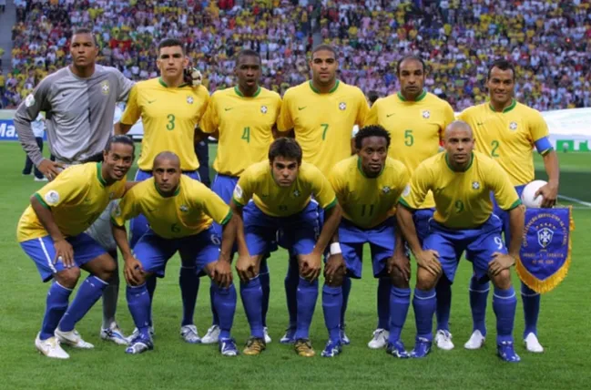 Camisa da Sele&ccedil;&atilde;o Brasileira na Copa do Mundo de 2006