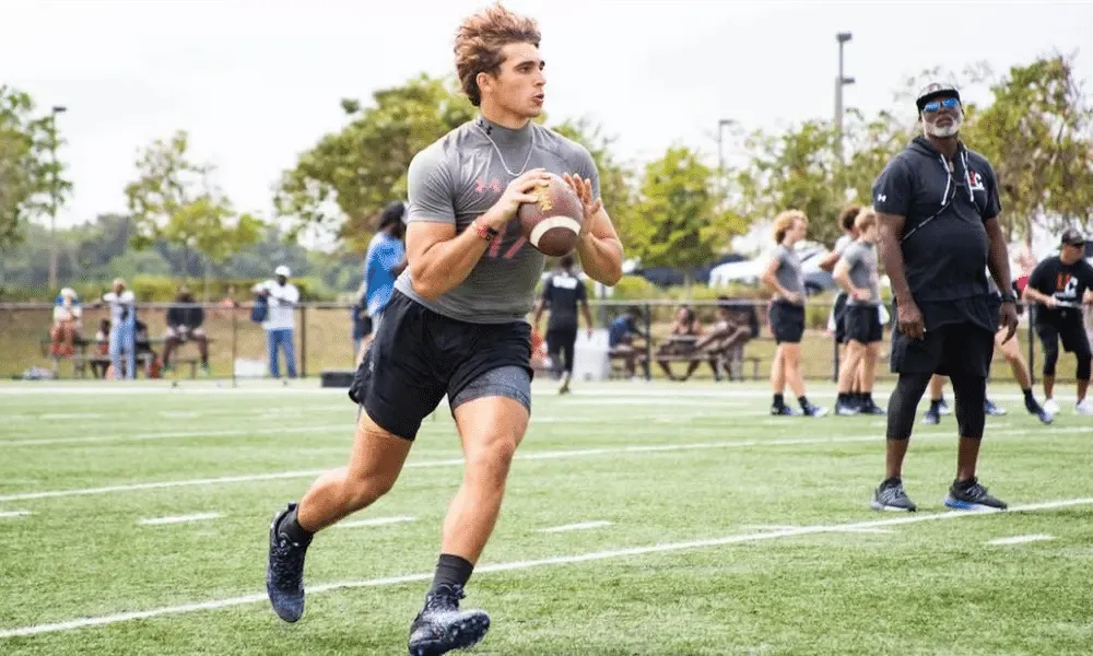 (Divulgação/USA Today High School Sports) Filho de Vitor Belfort pode se tornar o primeiro QB brasileiro na história da NFL