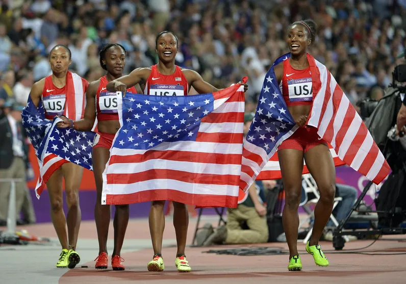 Tianna Madison nas Olimp&iacute;adas de Londres 2012