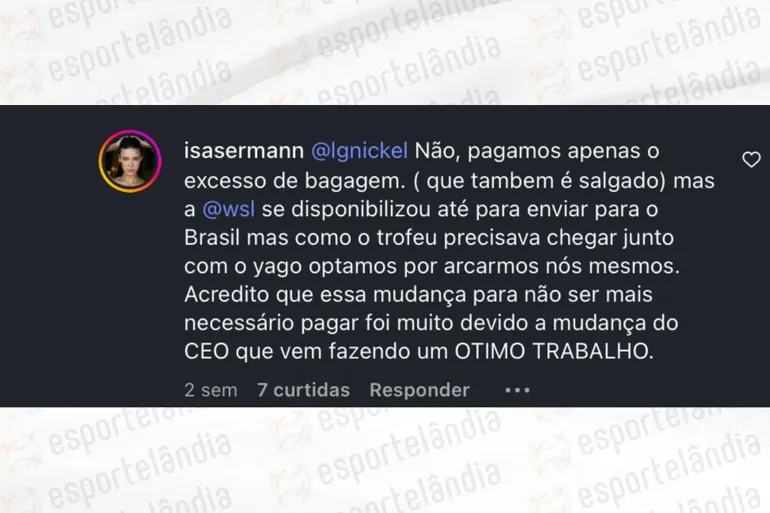 Como o novo CEO da WSL ajudou Yago Dora a economizar 30 mil dólares após o Finals?