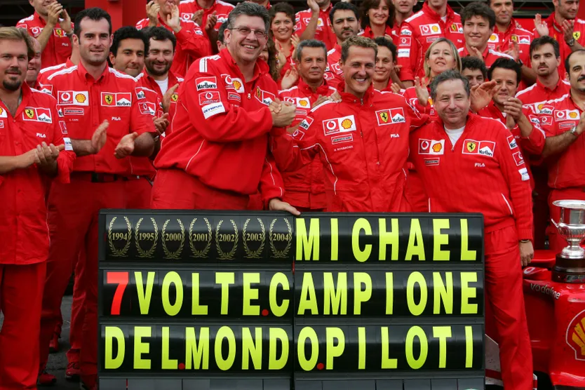 Schumacher campeão Ferrari 2004