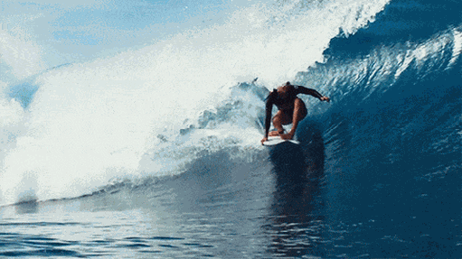 Tubo no surf