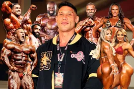 Ramon Dino no palco do Mr. Olympia 2025 – Resultados ao vivo e em tempo real