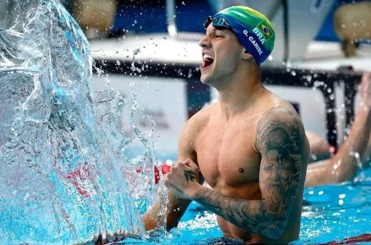 Com César Cielo como inspiração, Guilherme Caribé faz 2023 épico com 3 ouros no Pan