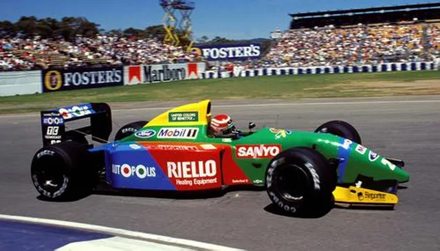 Carro de Nelson Piquet na Benetton na Fórmula 1
