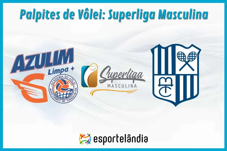 Palpites Vôlei: Azulim x Minas – 15/03/2024 – Superliga Masculina