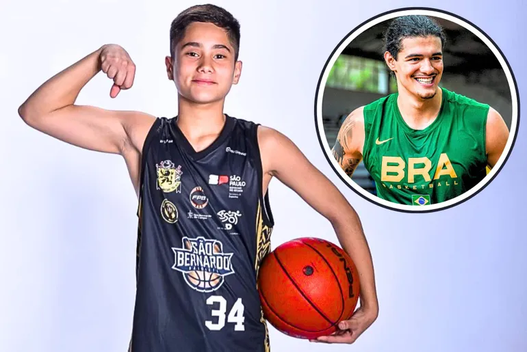 Gui Santos inspira Nicolas Kuroiwa, que sonha com NBA após superar duas cirurgias no coração