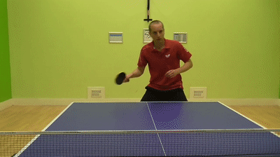 Forehand drive table tennis lesson (in 60 seconds) on Make a GIF
