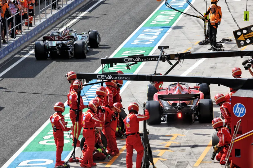 Pit stop na F&oacute;rmula 1
