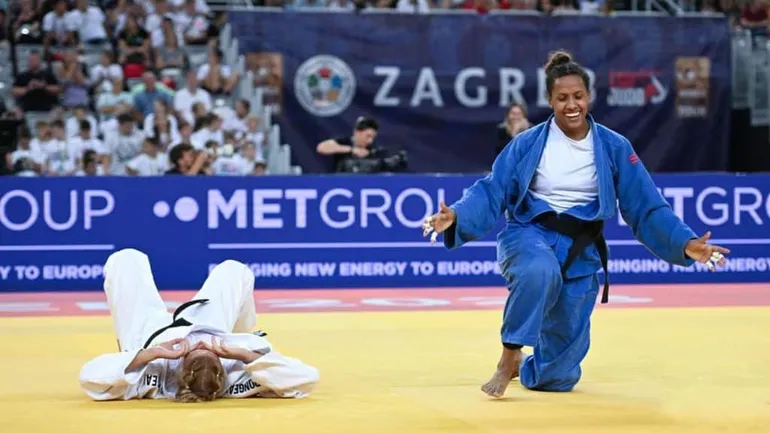 Estreia dourada: brasileira conquista ouro no Grand Prix de jud&ocirc;