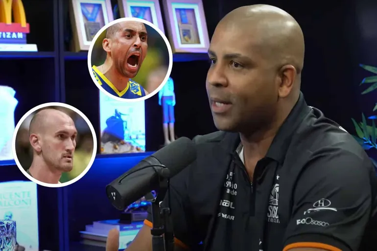 Calote no v&ocirc;lei! Leandro Toca revela hist&oacute;ria com Nalbert e Serginho: &ldquo;Meter press&atilde;o para receber&rdquo;