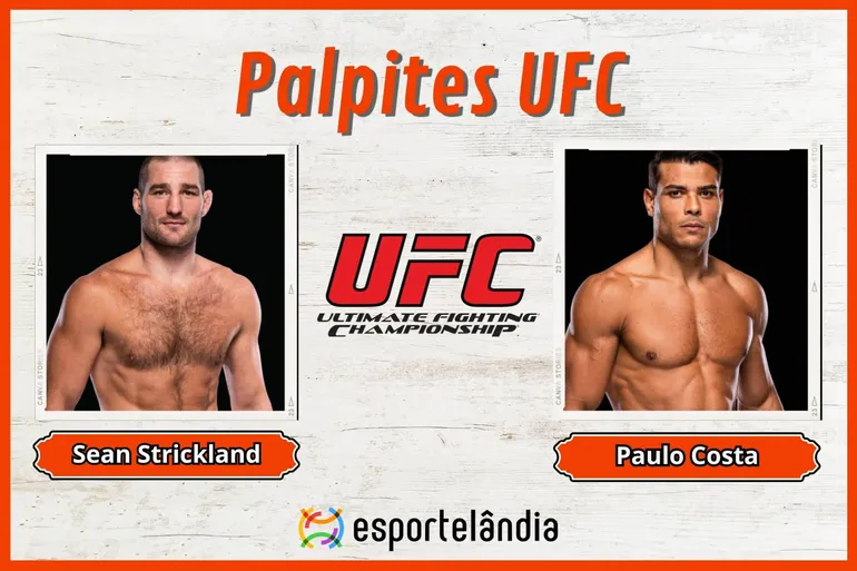 Palpites UFC: Sean Strickland x Paulo Borrachinha &ndash; Hor&aacute;rio e onde assistir &ndash; 01/06/2024