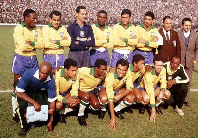 Camisa da Sele&ccedil;&atilde;o Brasileira na Copa do Mundo de 1962