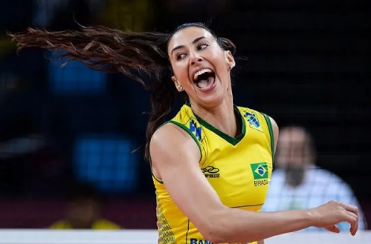Sheilla oposto da seleção brasileira de vôlei