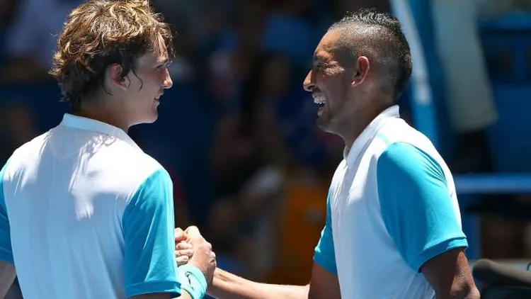 Alexander Zverev e Nick Kyrgios