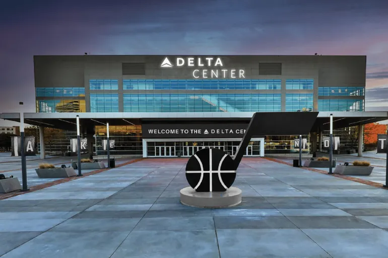 Delta Center recebe as partidas do Utah Jazz como mandante na NBA (Divulga&ccedil;&atilde;o/UtahJazz)