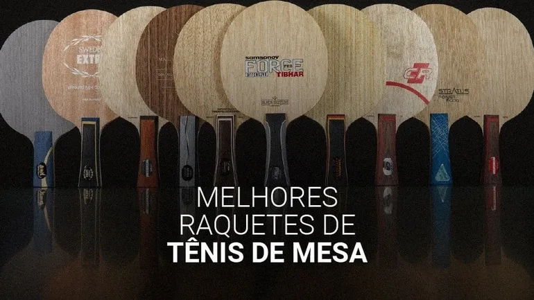 Melhores raquetes de tênis de mesa (2025): tipos, marcas e modelos
