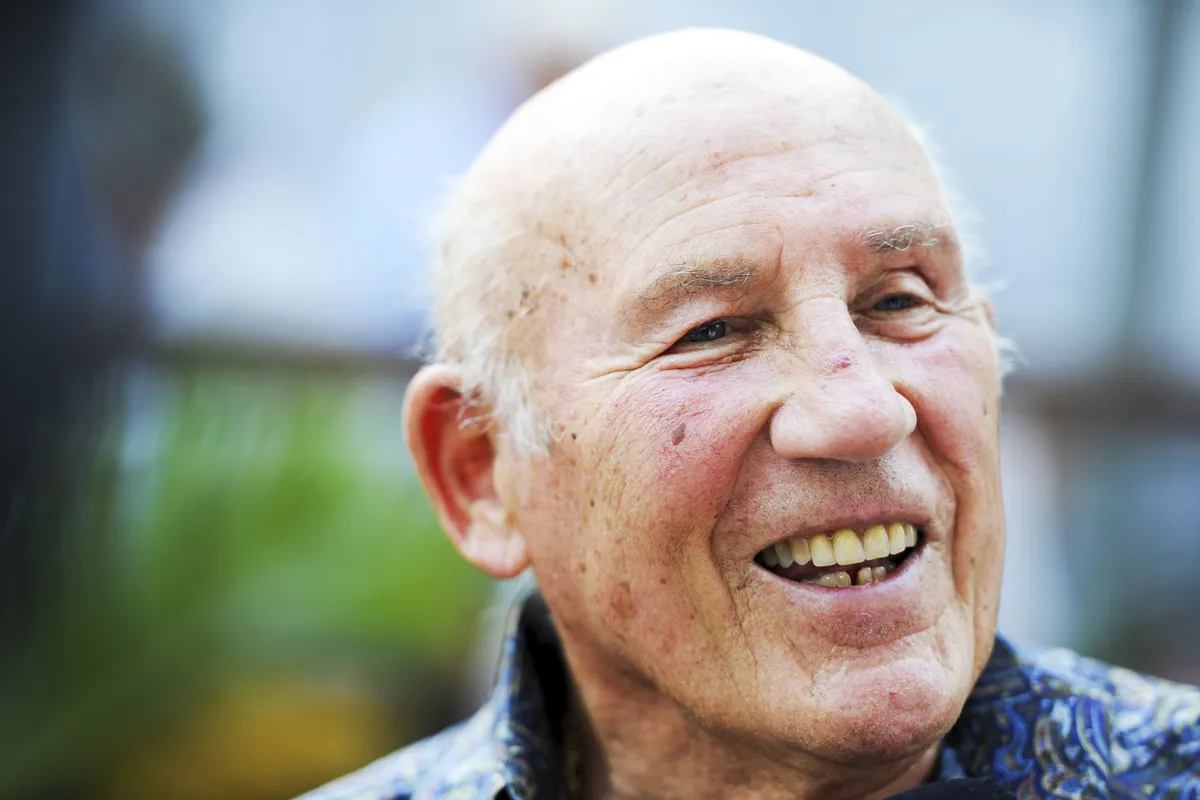 Stirling Moss no Grande Pr&ecirc;mio de Cingapura 2014 (Iconsport)