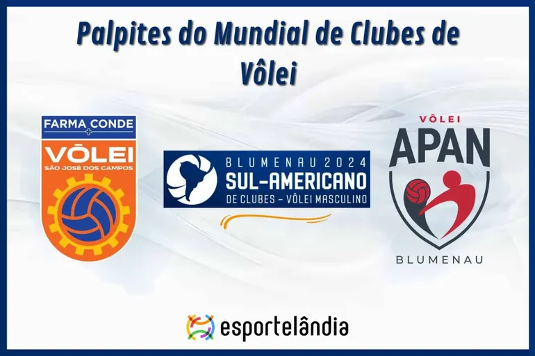 Palpites Vôlei: Farma Conde x Apan Blumenau – 16/02/2024 – Sul-Americano Masculino