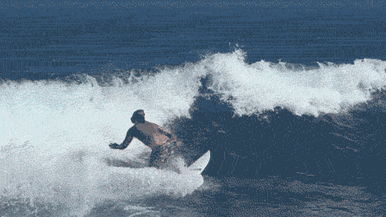 Manobra Layback no surf