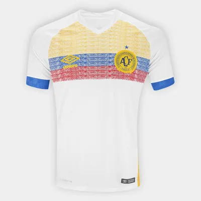Camisa da Chapecoense em homenagem &agrave; Col&ocirc;mbia