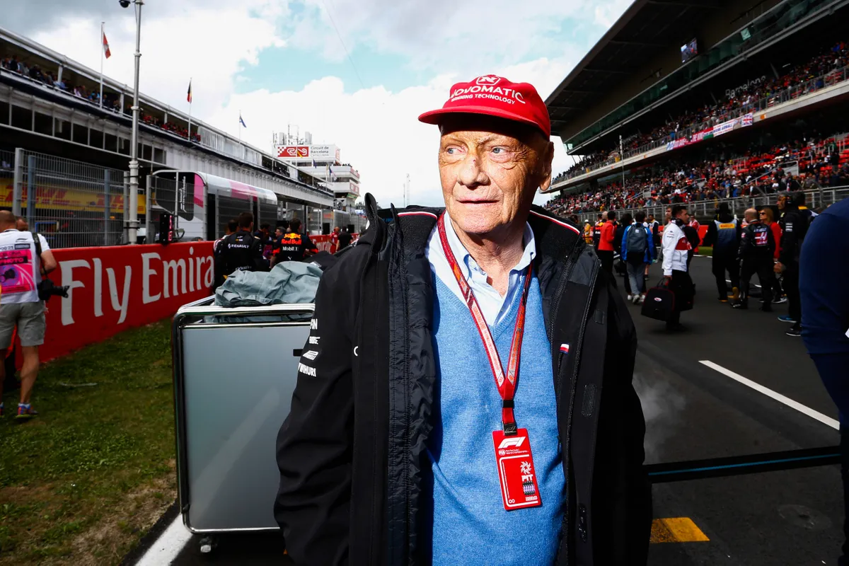 Niki Lauda no Grande Prêmio da Espanha 2018 (Iconsport)