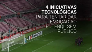 4 iniciativas tecnológicas para dar emoção ao futebol sem público