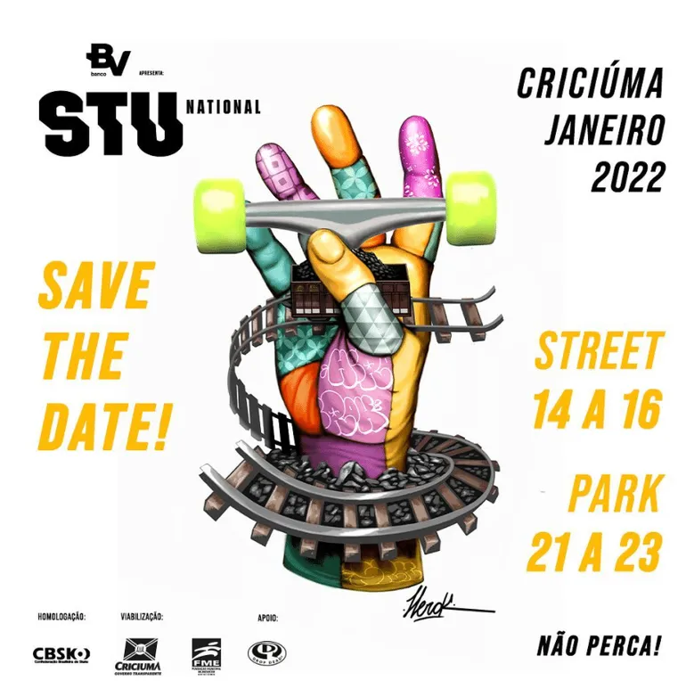 Resumão do skate: Criciúma-SC recebe etapa da modalidade park do STU National