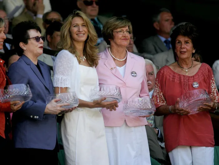 Billie Jean King, Steffi Graf, Margaret Court e Marai Esther Bueno