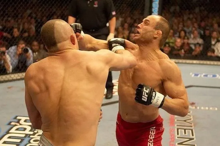 Chuck Liddell e Randy Couture