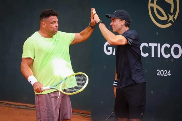 Ronaldo Fenômeno cria torneio de tênis em SP para causa social e presença rara dos pais