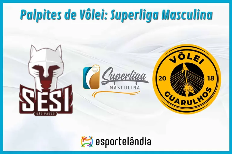 Palpites Vôlei: Sesi Bauru x Guarulhos – 16/03/2024 – Superliga Masculina