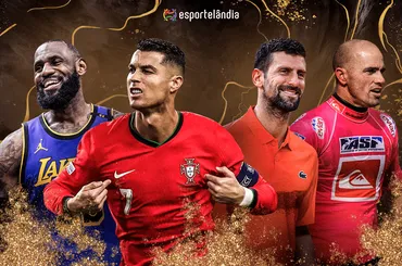 Cristiano Ronaldo, LeBron James, Djokovic ou Kelly Slater: especialistas respondem qual veterano performa melhor