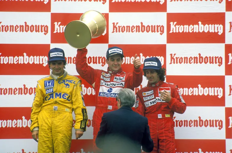 Piquet, Senna e Prost