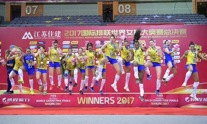 Brasil campe&atilde;o do Grand Prix de v&ocirc;lei