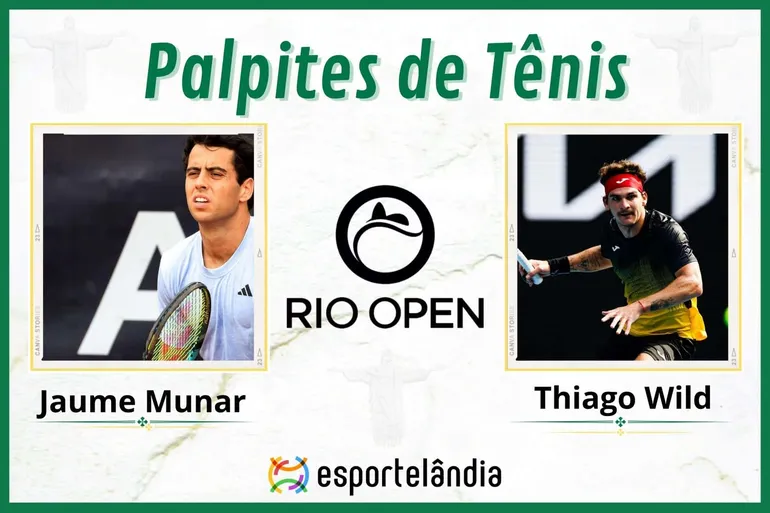 Palpites Tênis: Jaume Munar x Thiago Wild – 21/02 – Rio Open