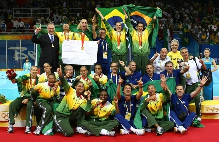 Sheilla campe&atilde; ol&iacute;mpica em 2008