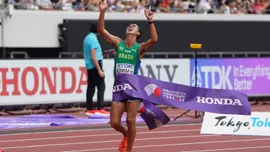 Caio Bonfim &eacute; ouro com recorde sul-americano nos Jogos de Santa F&eacute;