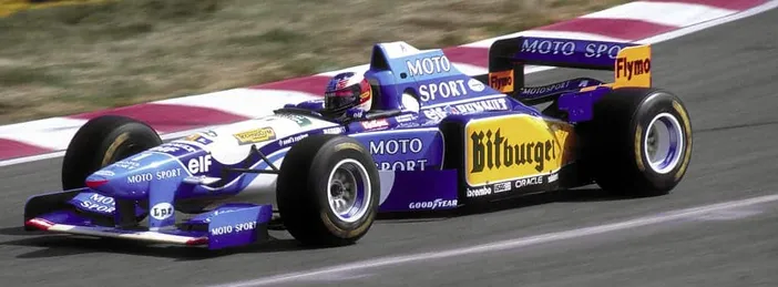 Michael Schumacher campeão da Fórmula 1 pela equipe Benetton