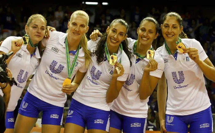 Sheilla Castro campeã da Superliga pelo Unilever