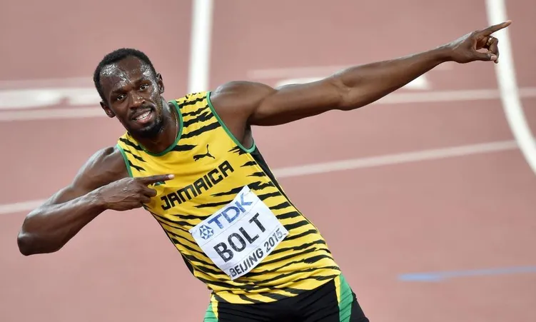 Usain Bolt recordista de 100 e 200 metros rasos no atletismo