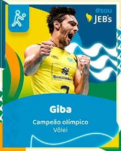 GIBA BRILHOU COMO EMBAIXADOR DOS JEBS 2021