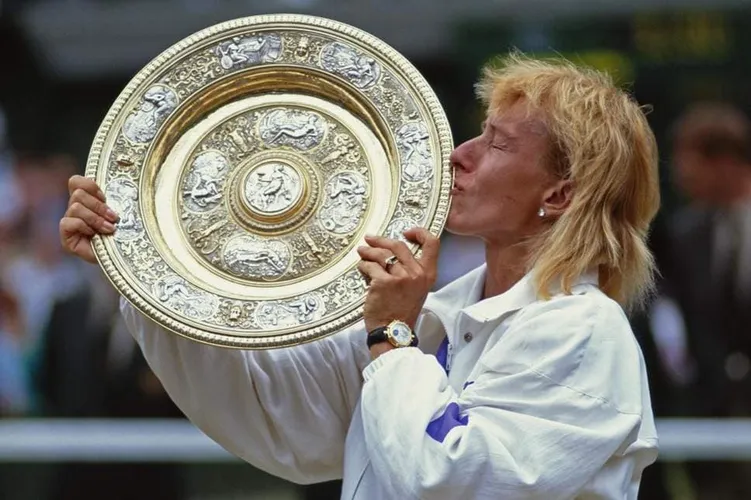 Martina Navratilova maior campeã do torneio de Wimbledon
