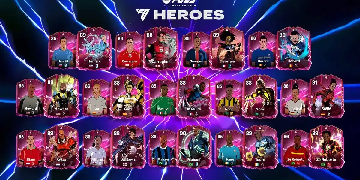 Os melhores heroes do Ultimate Team do EA FC 25 ([auto_last_update format="Y" before=""])
