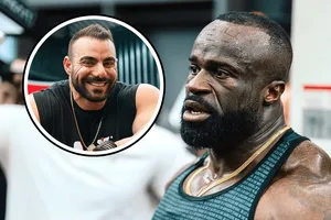 Em treino com Brandão, Samson Dauda revela: “O único músculo que não treino antes dos shows”