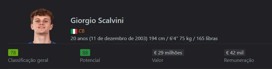 Promessas: melhores defensores de até 19 anos no Modo Carreira EA 25 ([auto_last_update format="Y" before=""])