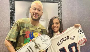 Rayssa Leal manda mensagem para Neymar após lesão
